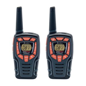 Cobra AM645 walkie talkie radio twin pack with batteries and USB charger