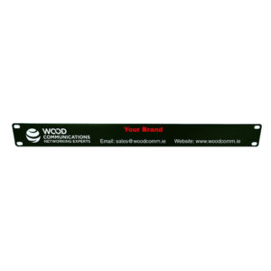 Wood Comms 19inch panel with your logo