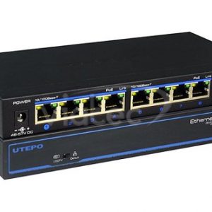 UTP3-SW08-TP120-A1 - 8 x 10/100 POE Ports Ethernet Switch+(Two Gigabit Uplinks ports) 120Watts
