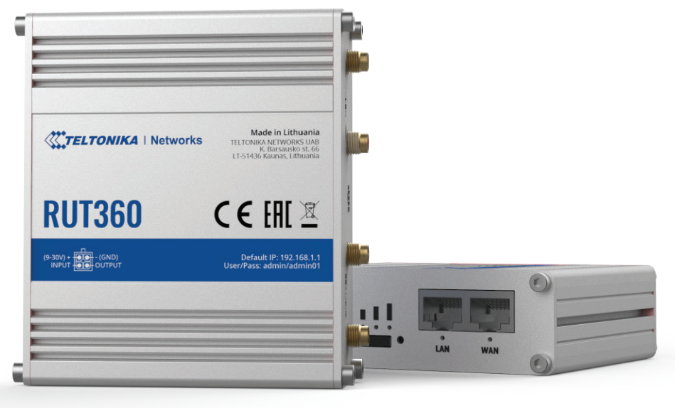 Teltonika RUT360 4G/LTE Router