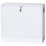 RACK case 19inch 2U 130mm, White - QU2U-130-W