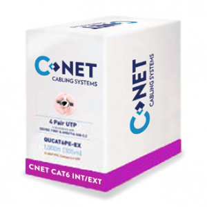 CNET CAT5E Unique Int/Ext Unscreened Twisted Pair (U/UTP) Cable – LSZH-UV RATED-DCA